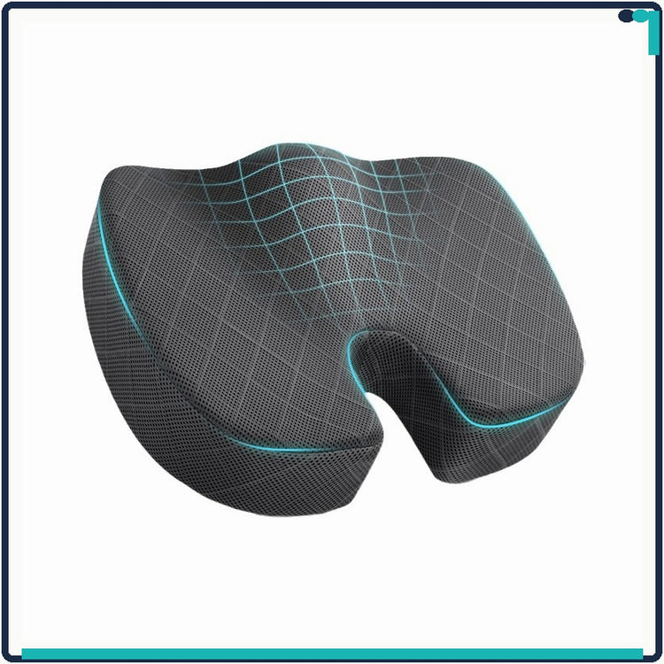 Memory Foam Ergonomic Seat Cushion for Ultimate Comfort