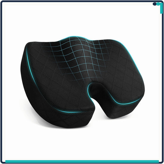 Memory Foam Ergonomic Seat Cushion for Ultimate Comfort