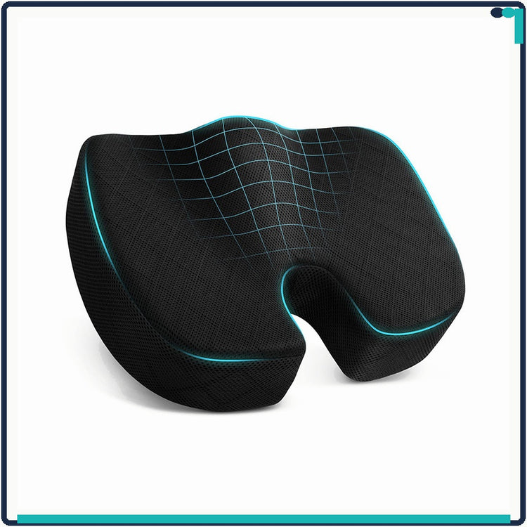 Memory Foam Ergonomic Seat Cushion for Ultimate Comfort