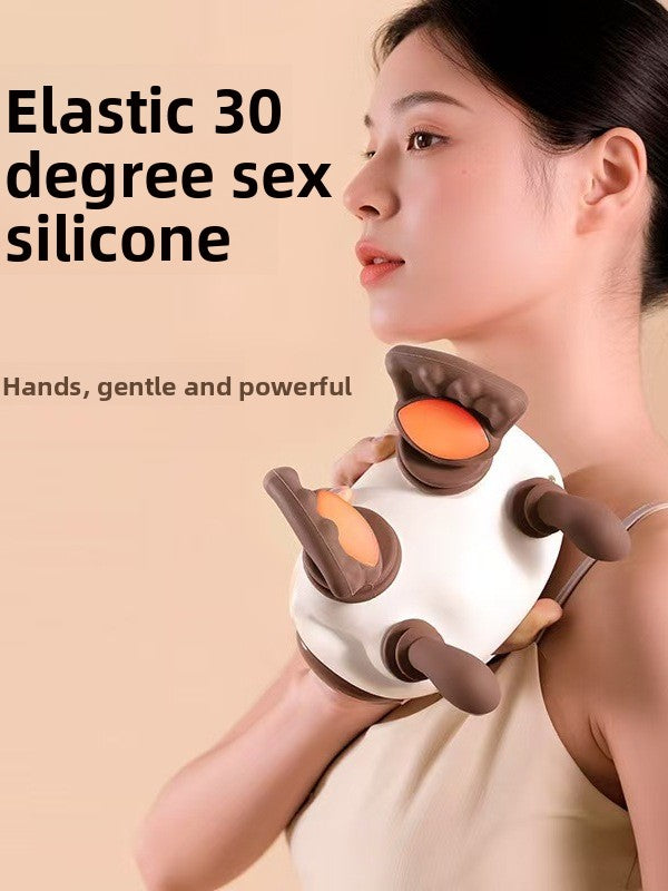 Back Shoulder Neck Massager with Heat and Kneading