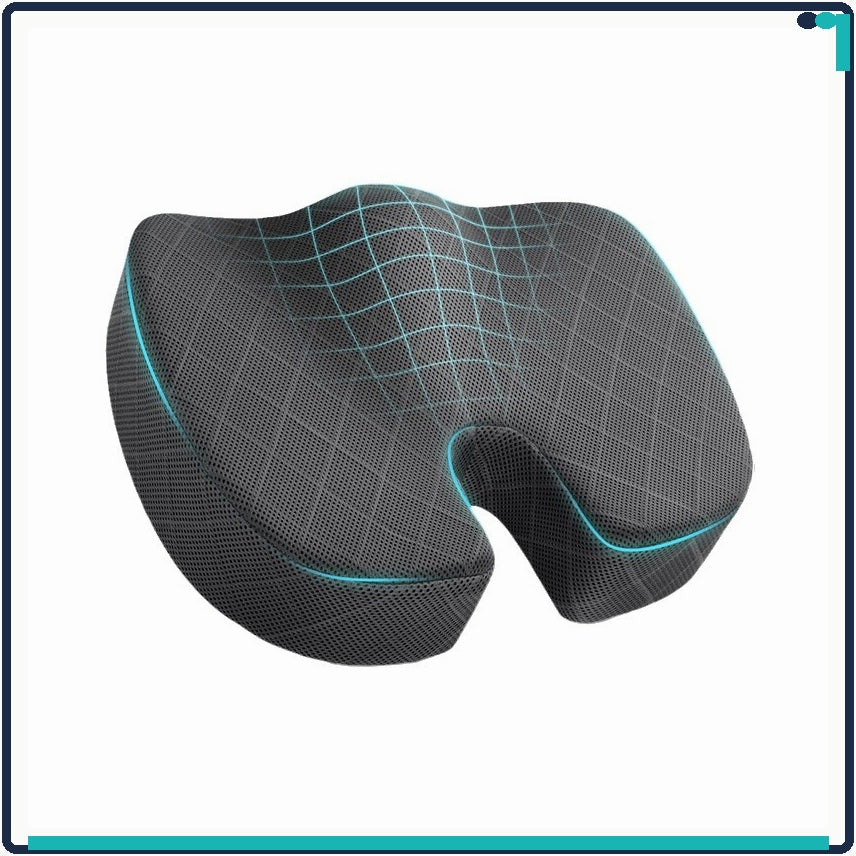 Memory Foam Ergonomic Seat Cushion for Ultimate Comfort