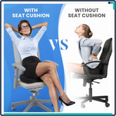 Memory Foam Ergonomic Seat Cushion for Ultimate Comfort