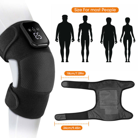 Heated Knee Massager with Vibration – Rechargeable